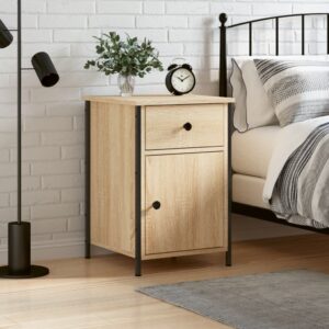 Bedside Cabinet Sonoma Oak 40x42x60 cm Engineered Wood