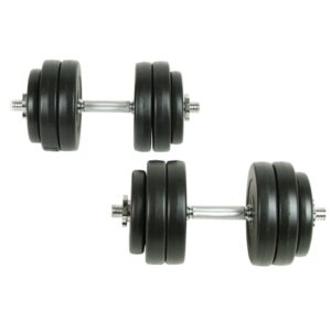 Adjustable Dumbbell Set Home Gym Workout Weight Plates Strength Training Kit