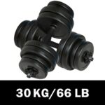 Adjustable Dumbbell Set Ergonomic Anti-Slip Handles Home Gym Workout Equipment