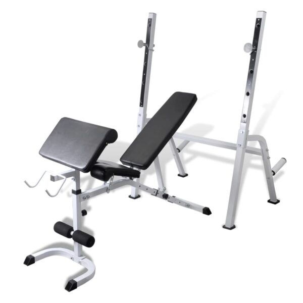 Adjustable Home Gym Fitness Workout Bench Full Body Exercise Strength Training