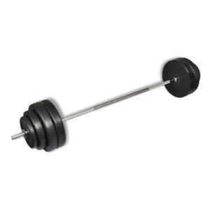 Home Gym Weight Set Adjustable Barbell Plates Strength Training Workout Kit