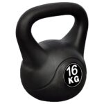 Heavy Duty Kettlebell 16kg Concrete Plastic Coated Home Gym Fitness Equipment