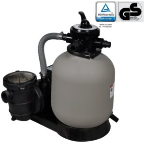 High-Performance Sand Filter Pump for Above Ground Pools Easy Install Weatherproof