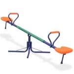 Outdoor Kids Seesaw Playground Equipment Rotating Children Play Fun Durable Safe