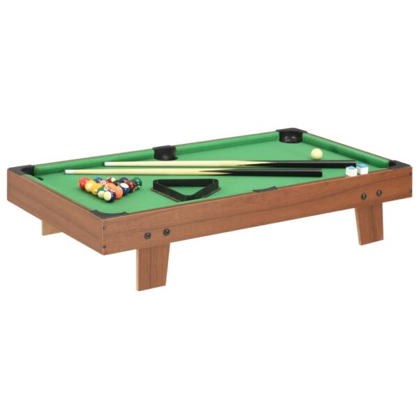 Mini Pool Table Portable Billiard Game Set Indoor Family Fun MDF Playfield