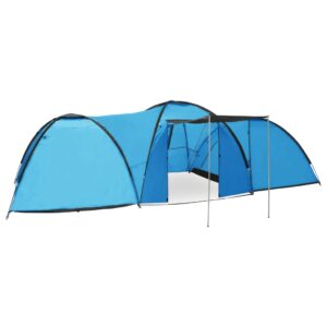 Spacious Family Camping Tent Large Igloo Outdoor Shelter with Mesh Windows