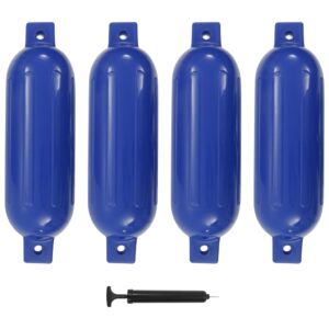 Boat Fender 4 pcs Blue 51x14 cm PVC