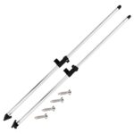 Adjustable Aluminum Bimini Top Support Poles Marine Boat Canopy Hardware Set