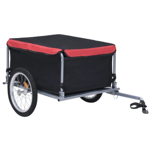 Versatile Foldable Bike Cargo Trailer with Water-Resistant Cover and Reflectors