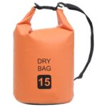 Waterproof Dry Bag Backpack Durable PVC Kayak Surfing Camping Outdoor Orange