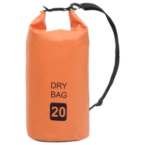 Waterproof Dry Bag Backpack Durable PVC Kayak Surfing Camping Outdoor Orange