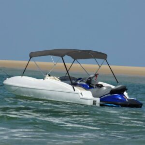 Premium Adjustable Bimini Boat Top Canopy UV Water Resistant Durable Polyester