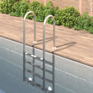 Pool Ladder 54x38x184.5 cm 304 Stainless Steel