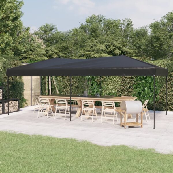 Folding Party Tent Gazebo Canopy Outdoor Event UV Water Resistant Anthracite