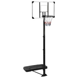 Adjustable Height Portable Basketball Hoop Stand with Wheels Outdoor Indoor Play