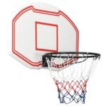 Outdoor Indoor Basketball Hoop Wall Mount Durable Polyethylene Backboard Set