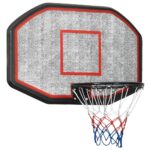 Outdoor Indoor Durable Basketball Backboard Wall Mount Hoop Net Play Game Set