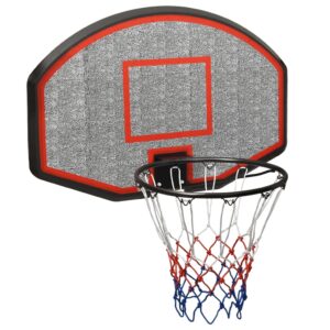 Outdoor Indoor Basketball Hoop Wall Mount Durable Polyethylene Backboard Net