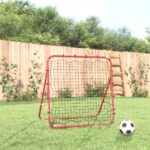 Adjustable Football Kickback Rebounder Training Soccer Goal Net Skills Practice