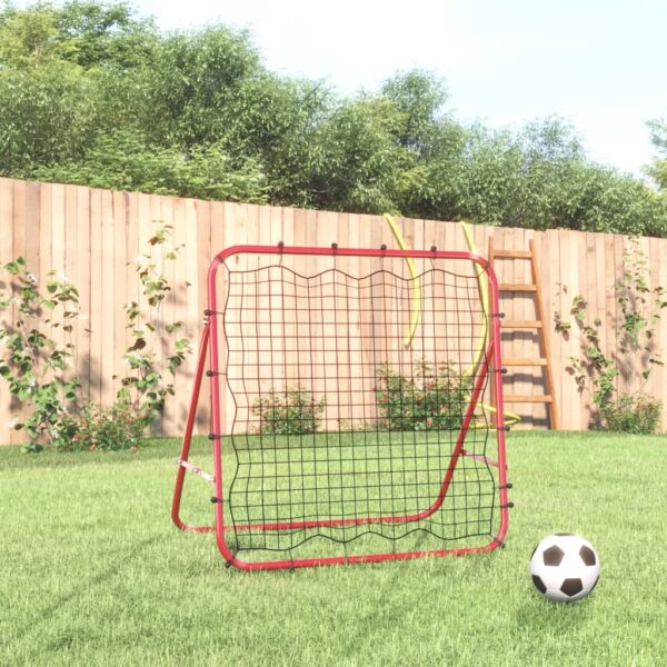 Adjustable Football Kickback Rebounder Training Soccer Goal Net Skills Practice