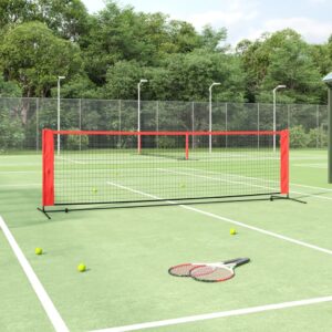 Portable Outdoor Tennis Net Durable Polyester Steel Frame Easy Setup Sports Gear