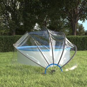 Pool Dome Round 376x188 cm PVC