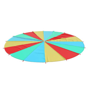 Kids Play Parachute Rainbow Game Outdoor Indoor Group Activity Fun Exercise