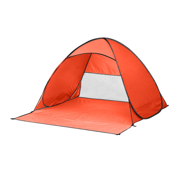 HomeDiscount-Pop Up Beach Tent Caming Portable Orange