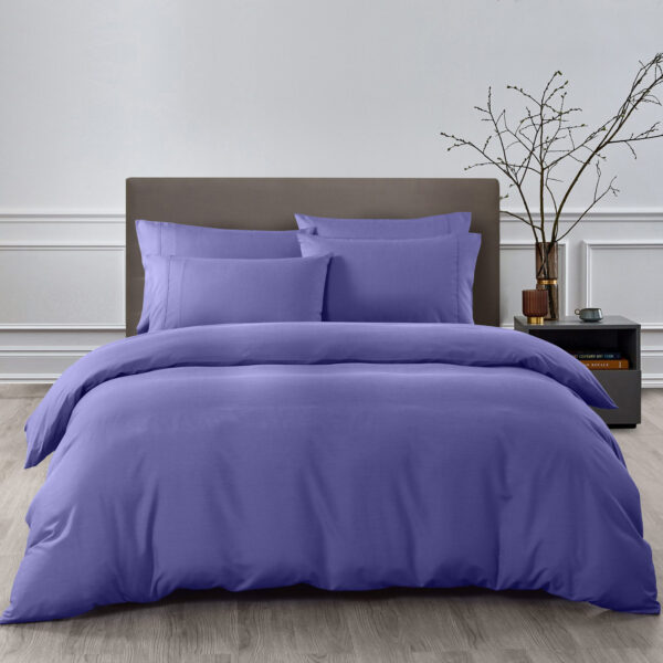 HomeDiscount-Bamboo Cooling 2000TC Quilt Cover Set - Queen - Royal Blue