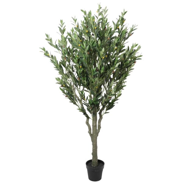 HomeDiscount-Artificial Bushy Olive Tree with Olives 180cm