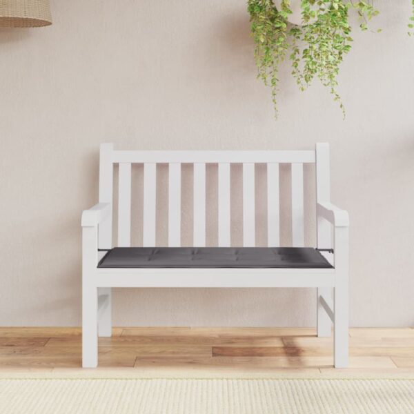 HomeDiscount-Garden Bench Cushion Anthracite 120x50x3 cm Oxford Fabric