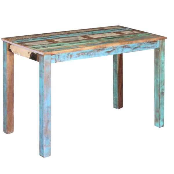 HomeDiscount-Dining Table Solid Reclaimed Wood 115x60x76 cm