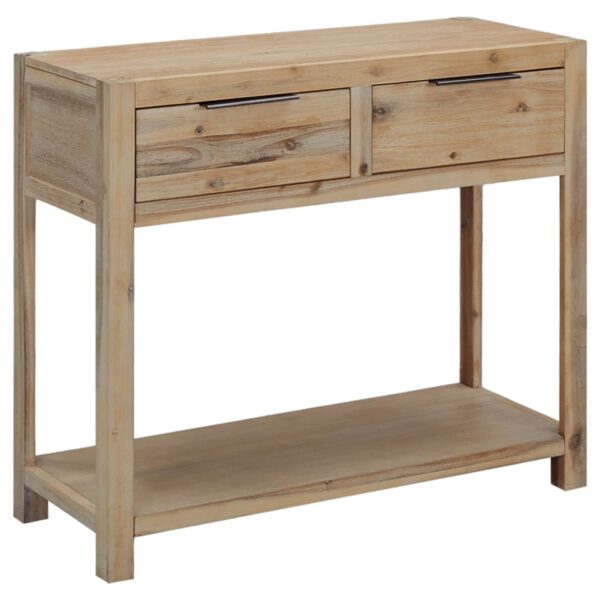 HomeDiscount-Console Table 82x33x73 cm Solid Acacia Wood