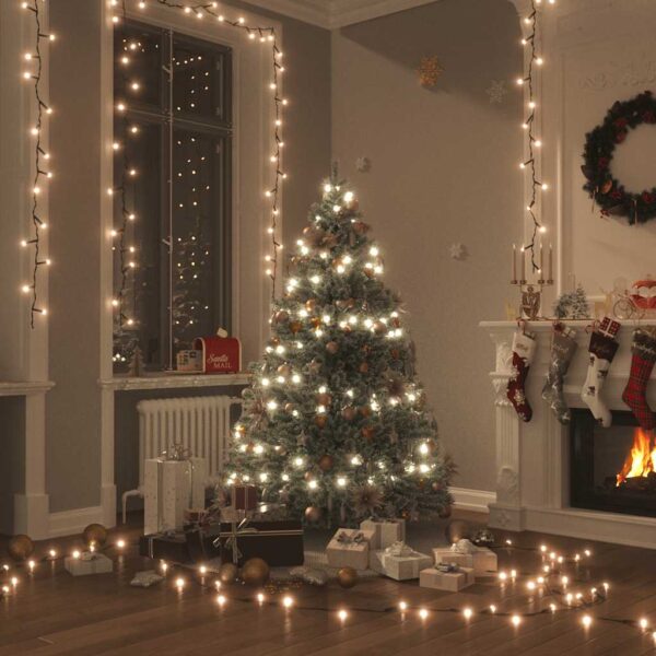 HomeDiscount-Light String with 400 LEDs 40 m 8 Light Effects Warm White