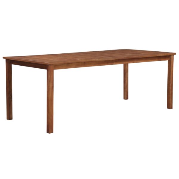 HomeDiscount-Garden Table 200x100x74 cm Solid Acacia Wood