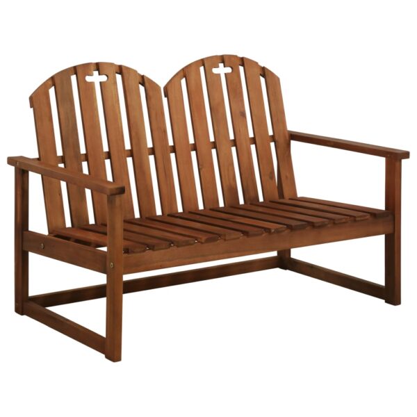 HomeDiscount-Garden Bench 110 cm Solid Acacia Wood