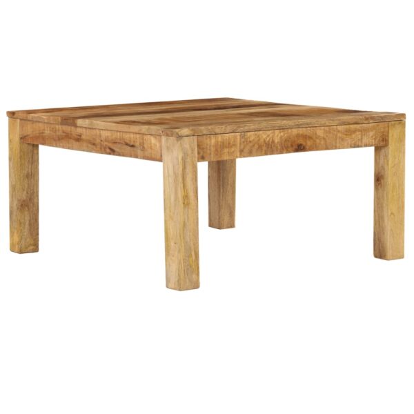 HomeDiscount-Coffee Table 80x80x40 cm Solid Mango Wood