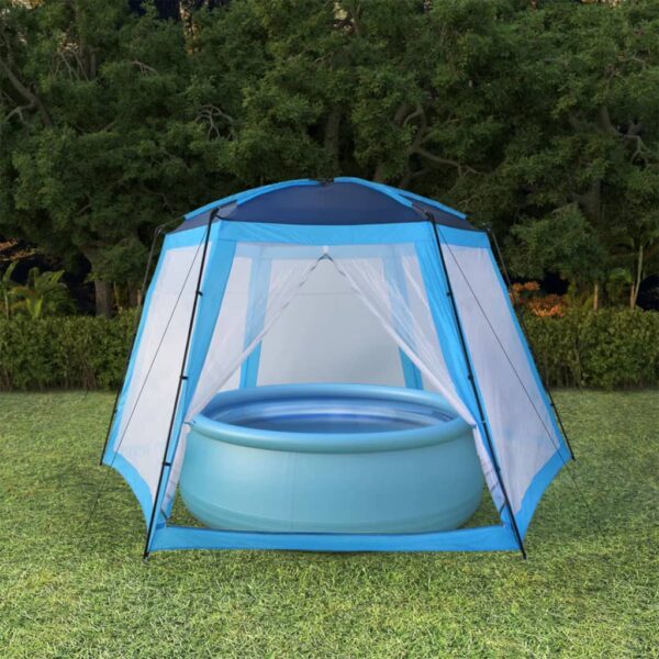 HomeDiscount-Pool Tent Fabric 500x433x250 cm Blue