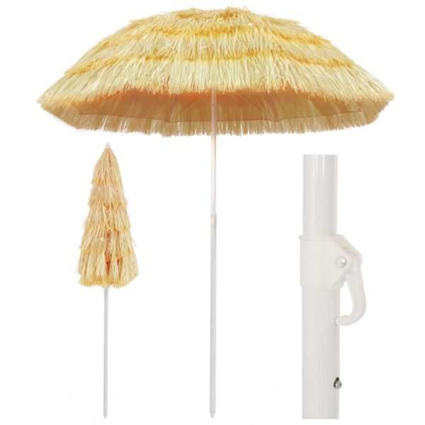 HomeDiscount-Beach Parasol Natural 180 cm Hawaii