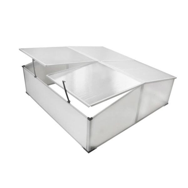 HomeDiscount-Cold Frame 4 Lids 108x41x110 cm