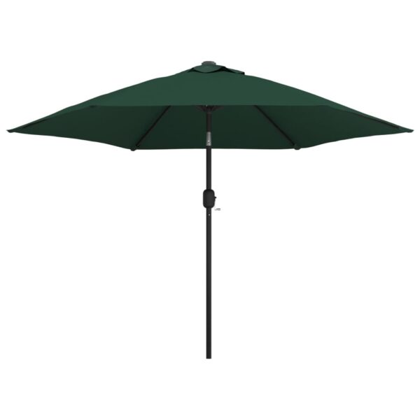 HomeDiscount-Garden Parasol Green  Steel Pole