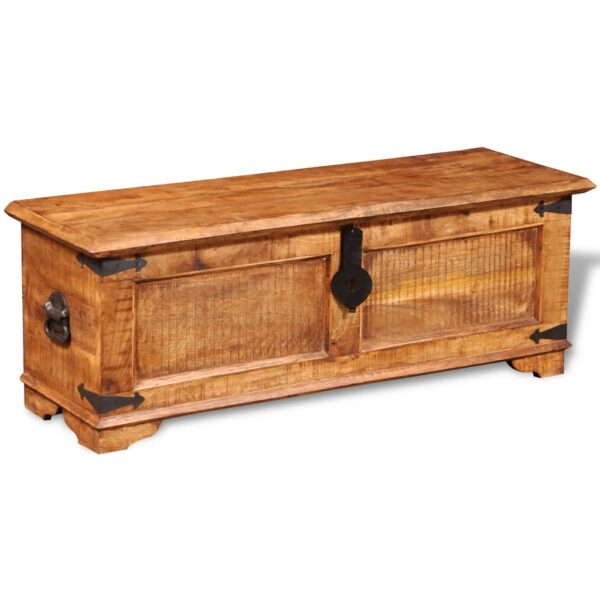 HomeDiscount-Storage Chest Rough Mango Wood