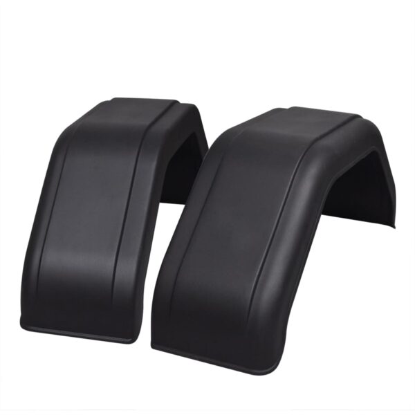 HomeDiscount-2x Mudguard for Trailer Wheels 220 x 760 mm