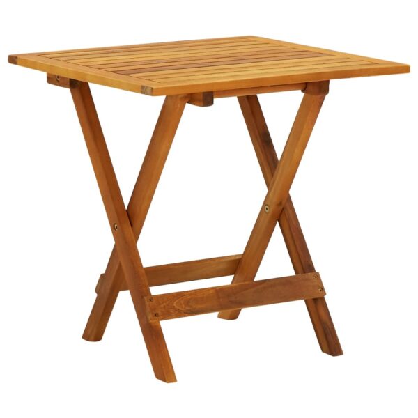 HomeDiscount-Bistro Table 46x46x47 cm Solid Acacia Wood