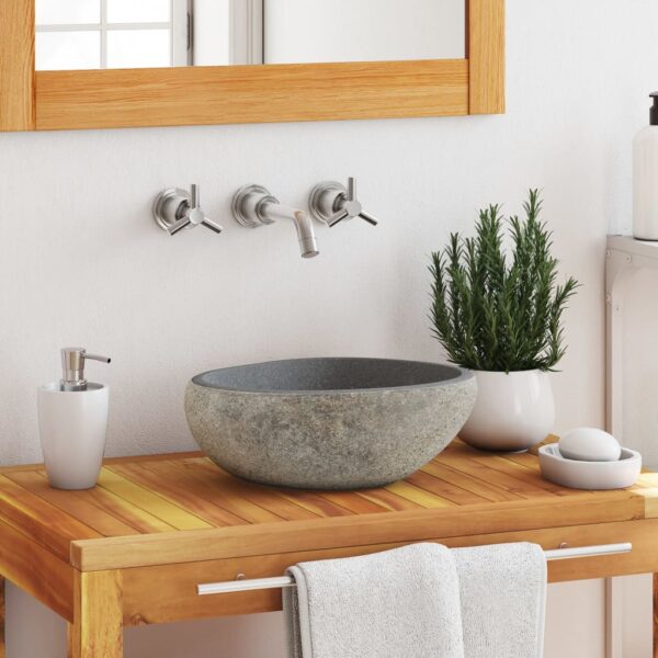 HomeDiscount-Basin River Stone Oval (29-38)x(24-31) cm