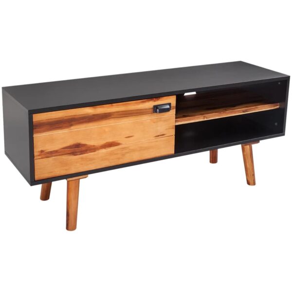 HomeDiscount-TV Cabinet 120x35x50 cm Solid Acacia Wood