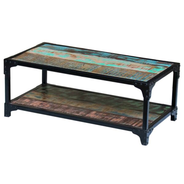 HomeDiscount-Coffee Table Solid Reclaimed Wood