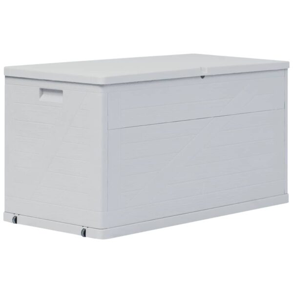 HomeDiscount-Garden Storage Box 420 L Light Grey