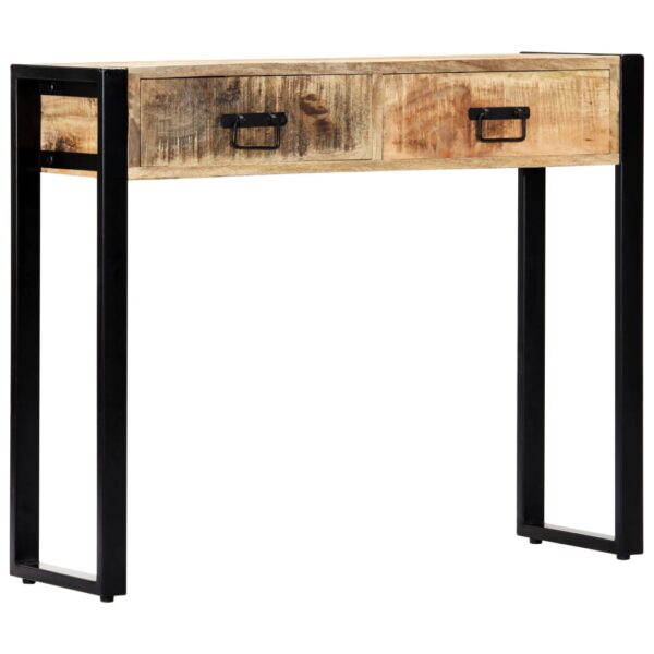 HomeDiscount-Console Table 90x30x75 cm Solid Mango Wood