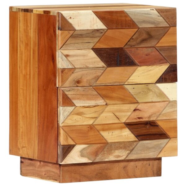 HomeDiscount-Bedside Cabinet 40x30x50 cm Solid Reclaimed Wood